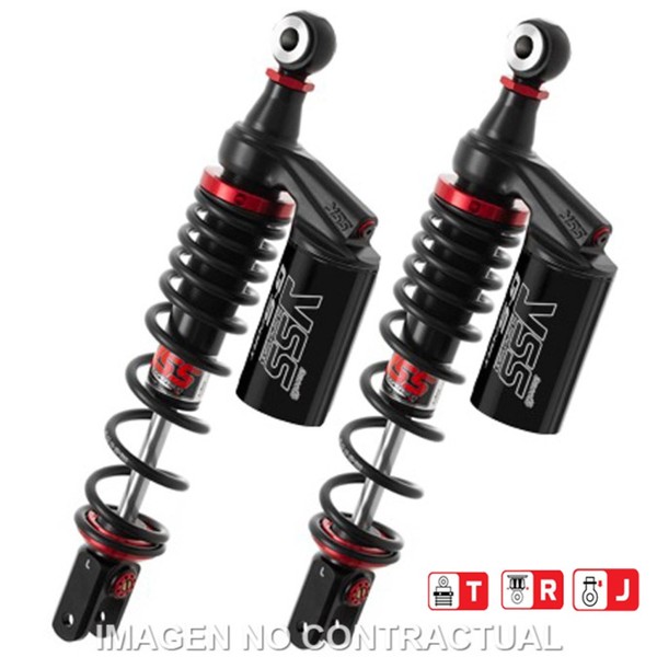 Set StoßDäMpfer Hinten YSS Gas Nach Oben Line C-Botella HöHer Honda Pcx 125-image