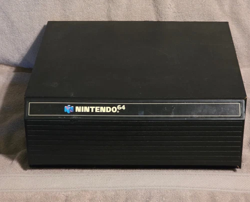 Vintage Nintendo 64 N64 Storage Case Cabinet Box 24 Game Holder Drawer Official!