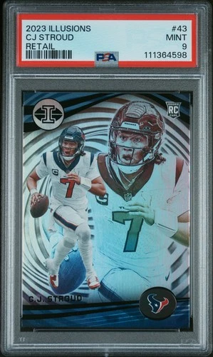 2023 Panini Illusions - C.J. Stroud #43 Retail Rookie PSA 9