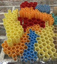 HUGE 337 Lot Of Vintage Plastic Hair Curlers Rollers Only Various Colors  Sizes