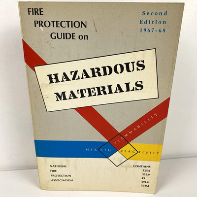 Fire Protection Guide On Hazardous Materials 2nd Edition 1967 NFPA Book