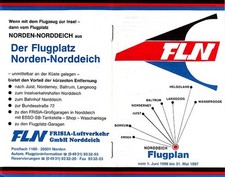 [m33] Flugplan / Timetable - FLN / Frisia-Luftverkehr - 1996 / 1997