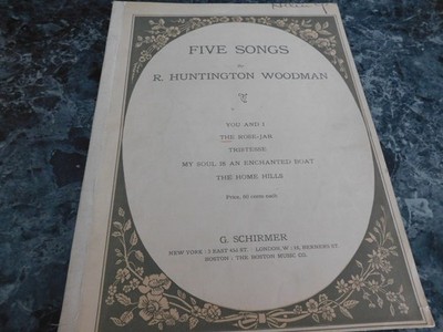 The Rose Jar (Five Songs) by R Huntington Woodman