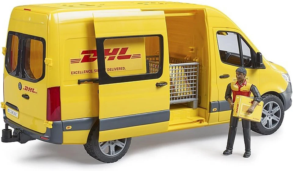 DHL Delivery Van with Driver Figure - Image 4 of 4