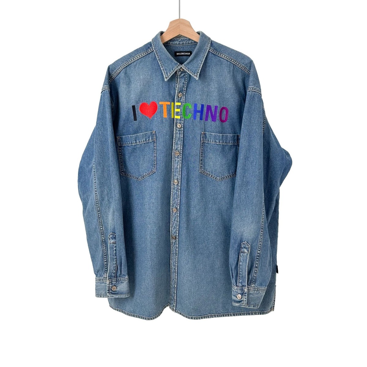 balenciaga バレンシアガ　I LOVE TECHNO 楽天市場】バレンシアガ BALENCIAGA トートバッグ ブラック ロゴ