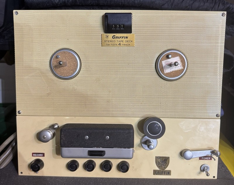 Griffin GB-707A Tube Reel To Reel W/Griffin GB-725 Tube Preamp