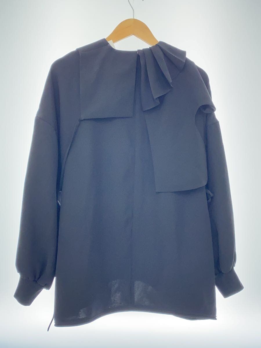 ENFOLD blouse long sleeve 38 polyester black 300HS230-2490