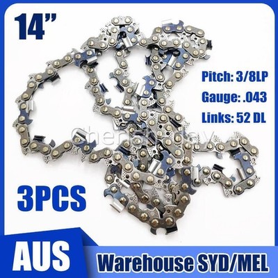 Cadena De Motosierra MAKITA 14" Cincel Completo 52DL 3/8LP 050 – Acero Endurecido USA