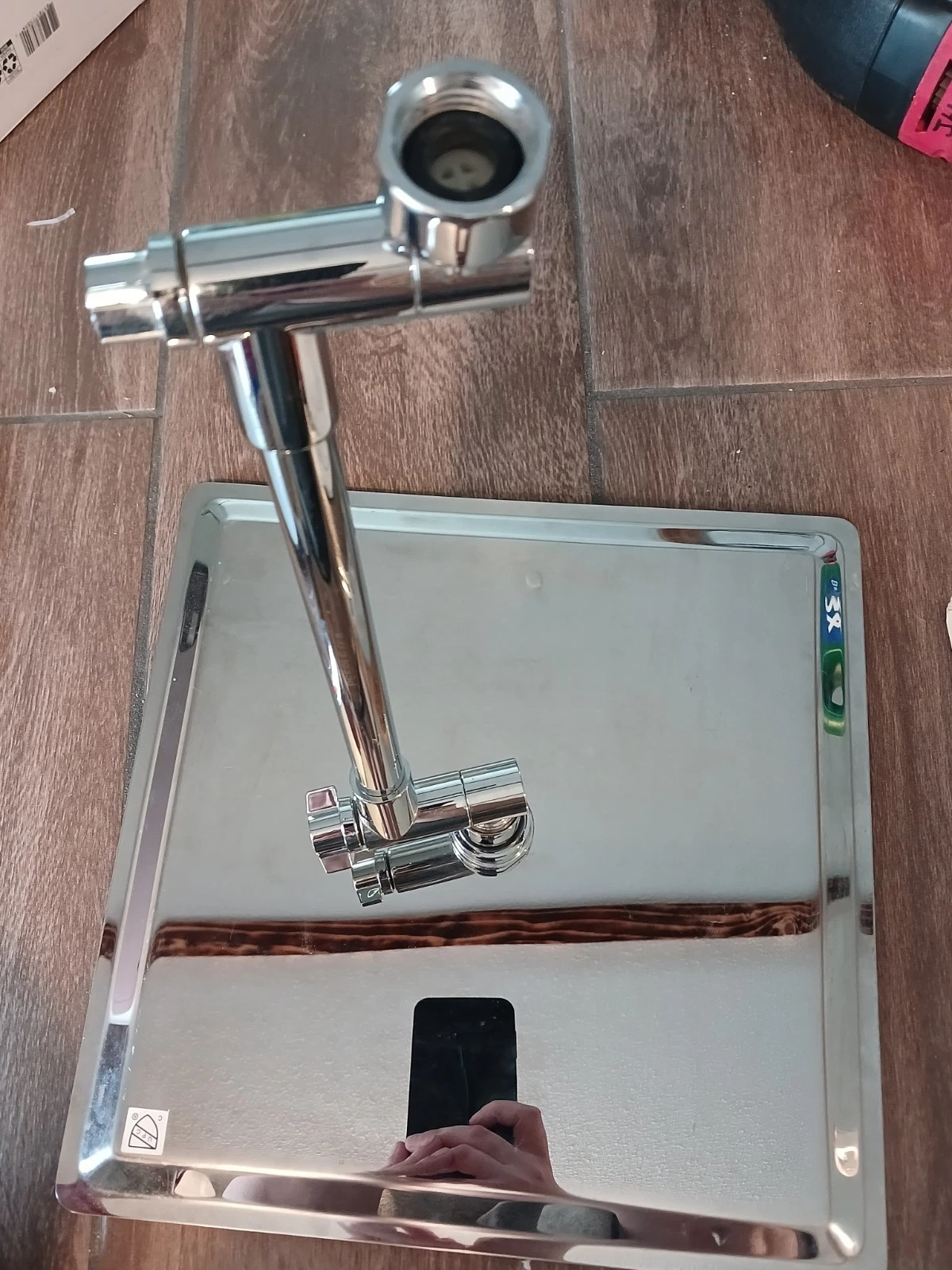 Voolan Rain Shower Head - High Flow 12 Square Ceiling/Wall Mount Chrome