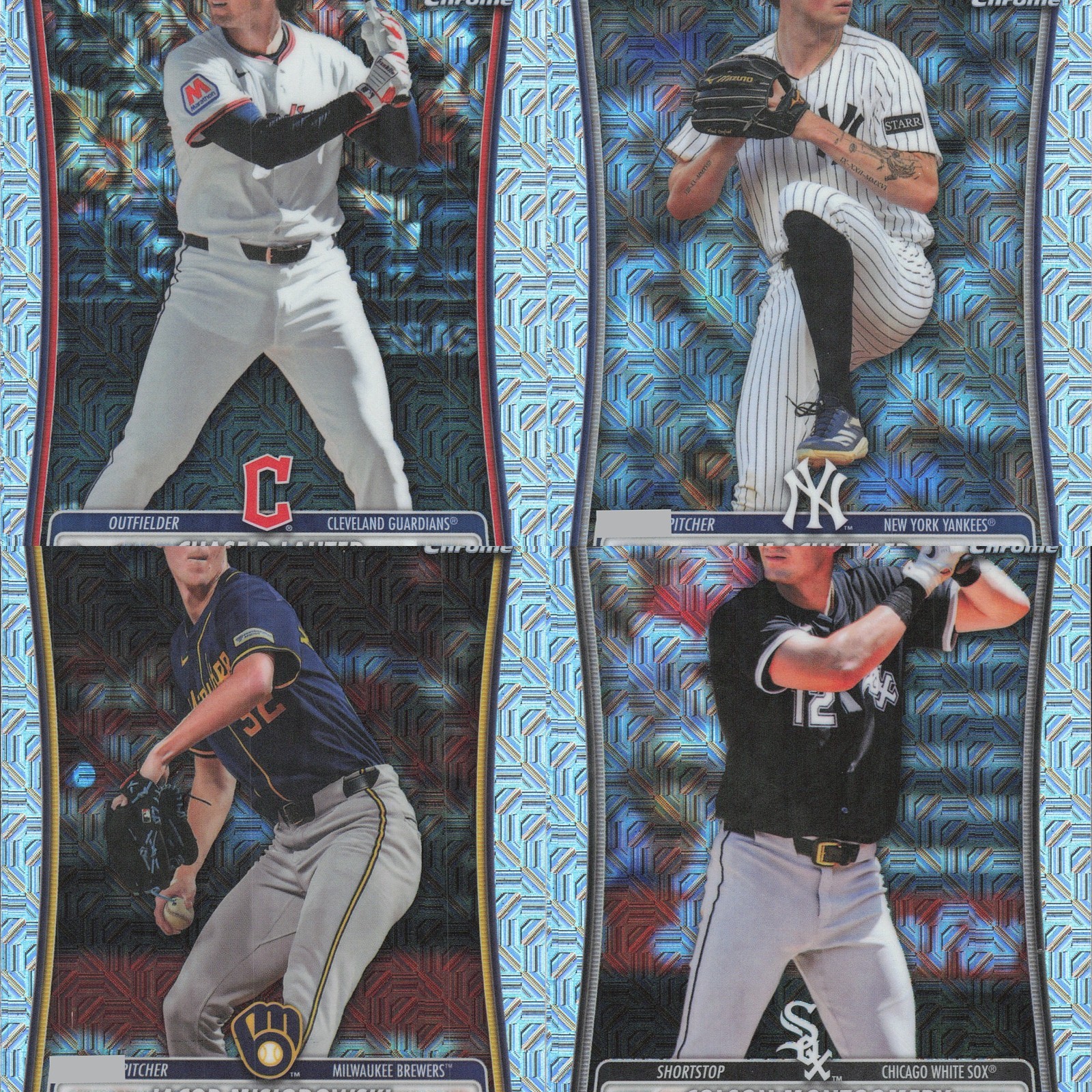 2026 Bowman Mega Box Mojo Chrome Base 1-100 You Pick Complete Your Set