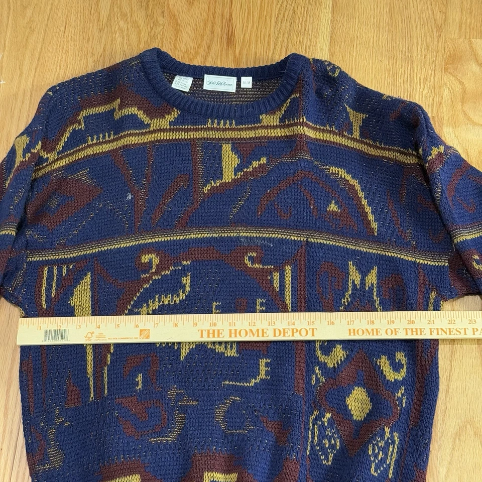 Sudadera De Colección Saks Fifth Avenue Tejida Abuelo Hombres Talla 50/M Hecha en Italia Foto 2 de 4