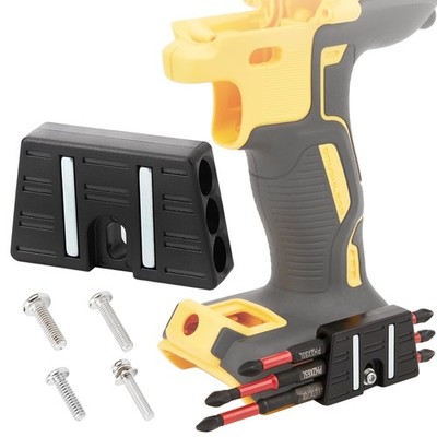 Upgrade Universal Fit Magnetic Drill Bit Holder, Secure Mounting on Belt Clip...