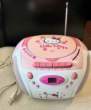 Hello Kitty Sanrio KT2028A Stereo AM/FM/CD/Cassette Boombox READ -CD Not Working