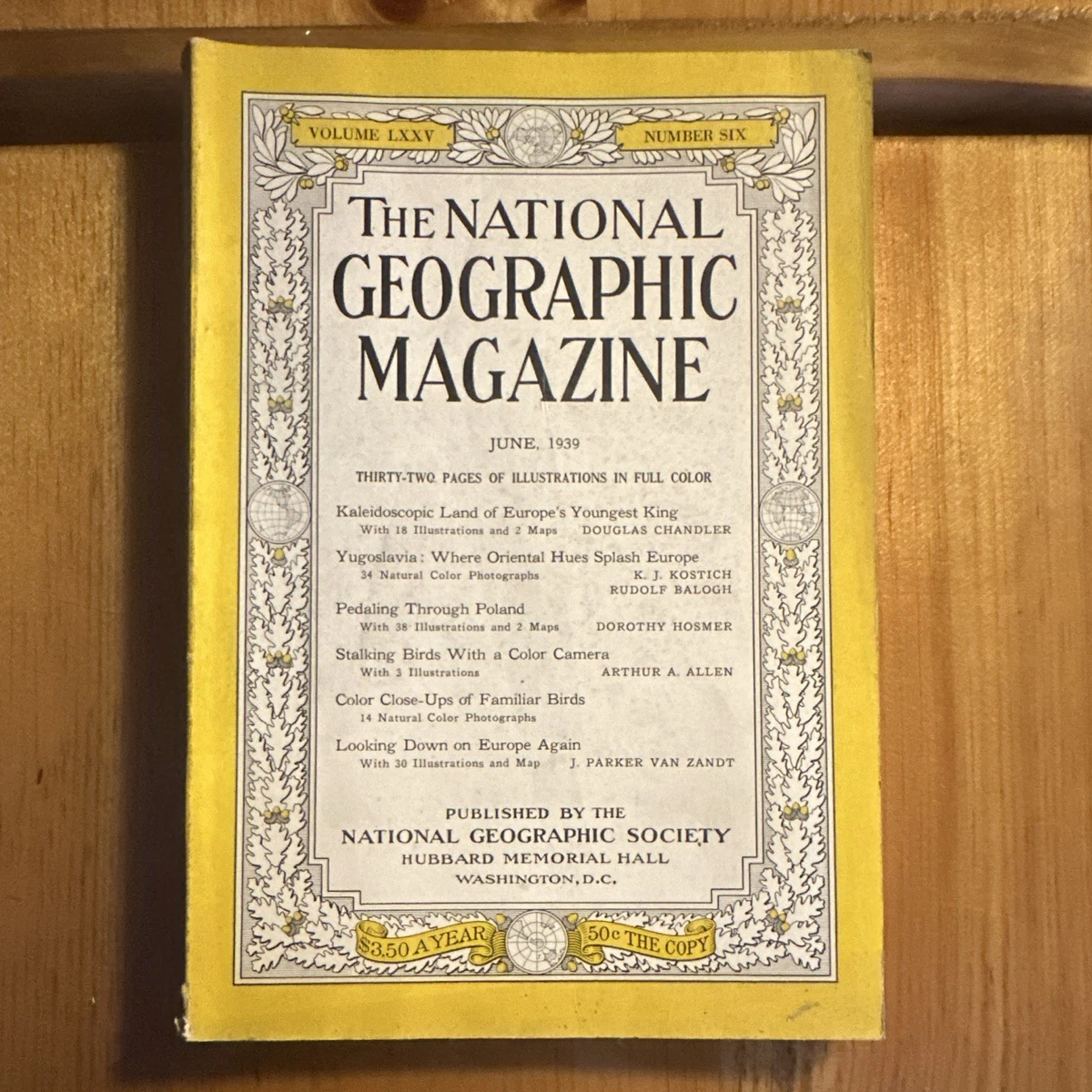 National Geographic 1900-1939 Travel & Geography Magazines for