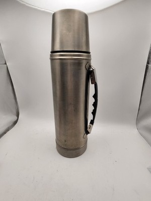 Vintage Hot Cold Unbreakable Thermos with Handle. Original Complete!