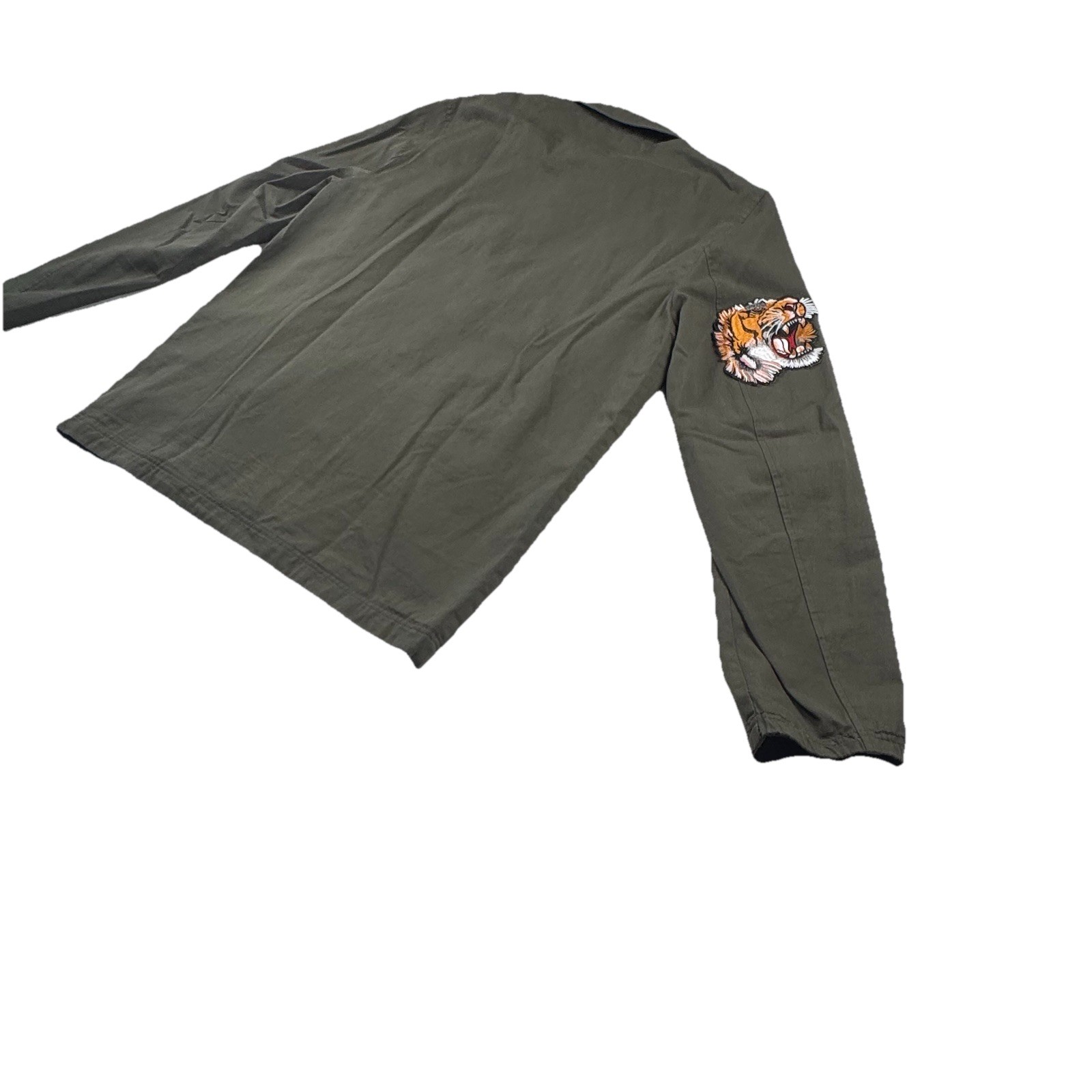 Military Green Lightweight Jacket. Embroidered Ti… - image 7