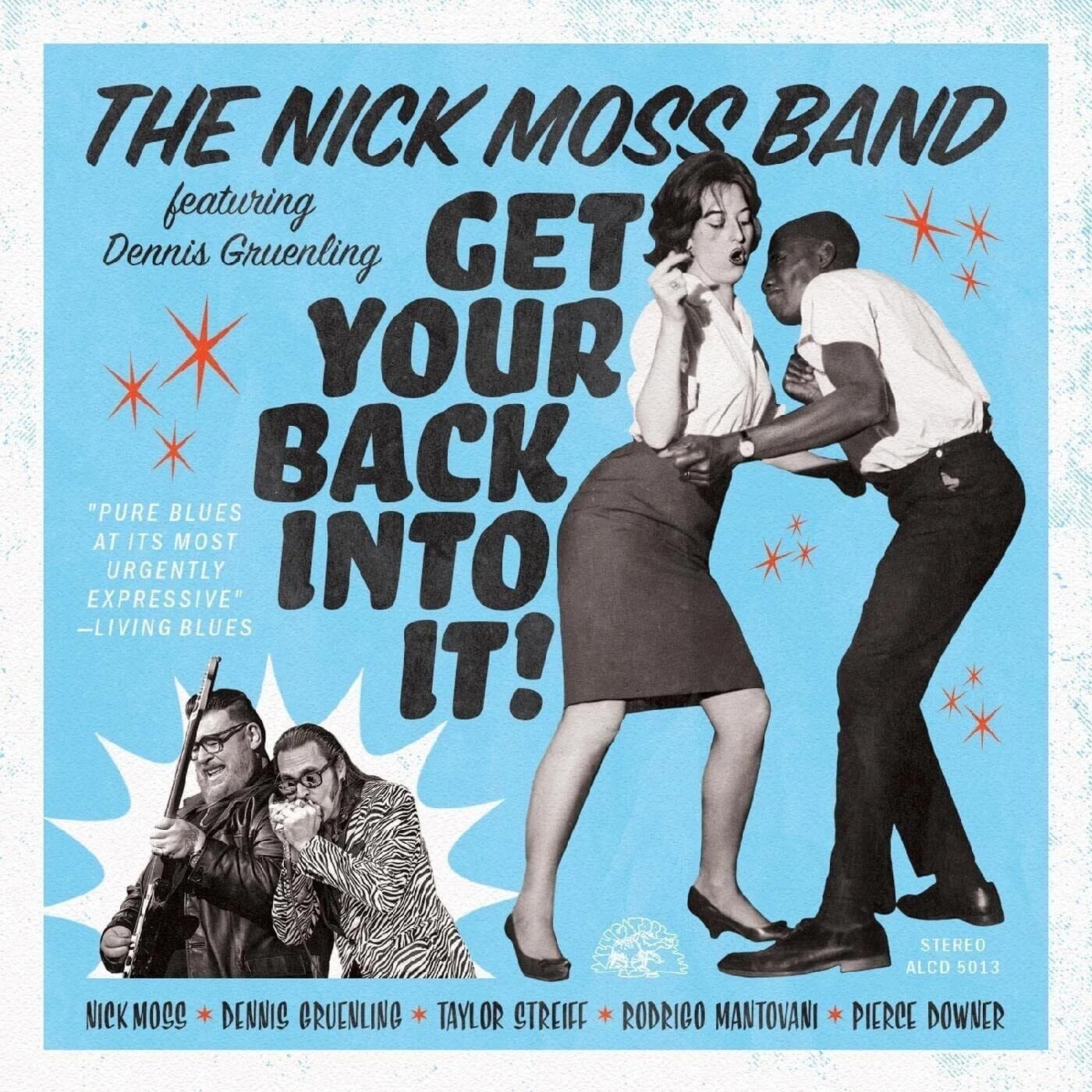 Nick Moss Band / Dennis Gruenling - Get Your Back Into It - Vinyl LP NEW SEALED