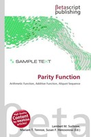 Lambert M. Surhone (U. A.) | Parity Function | Taschenbuch | Englisch (2026)