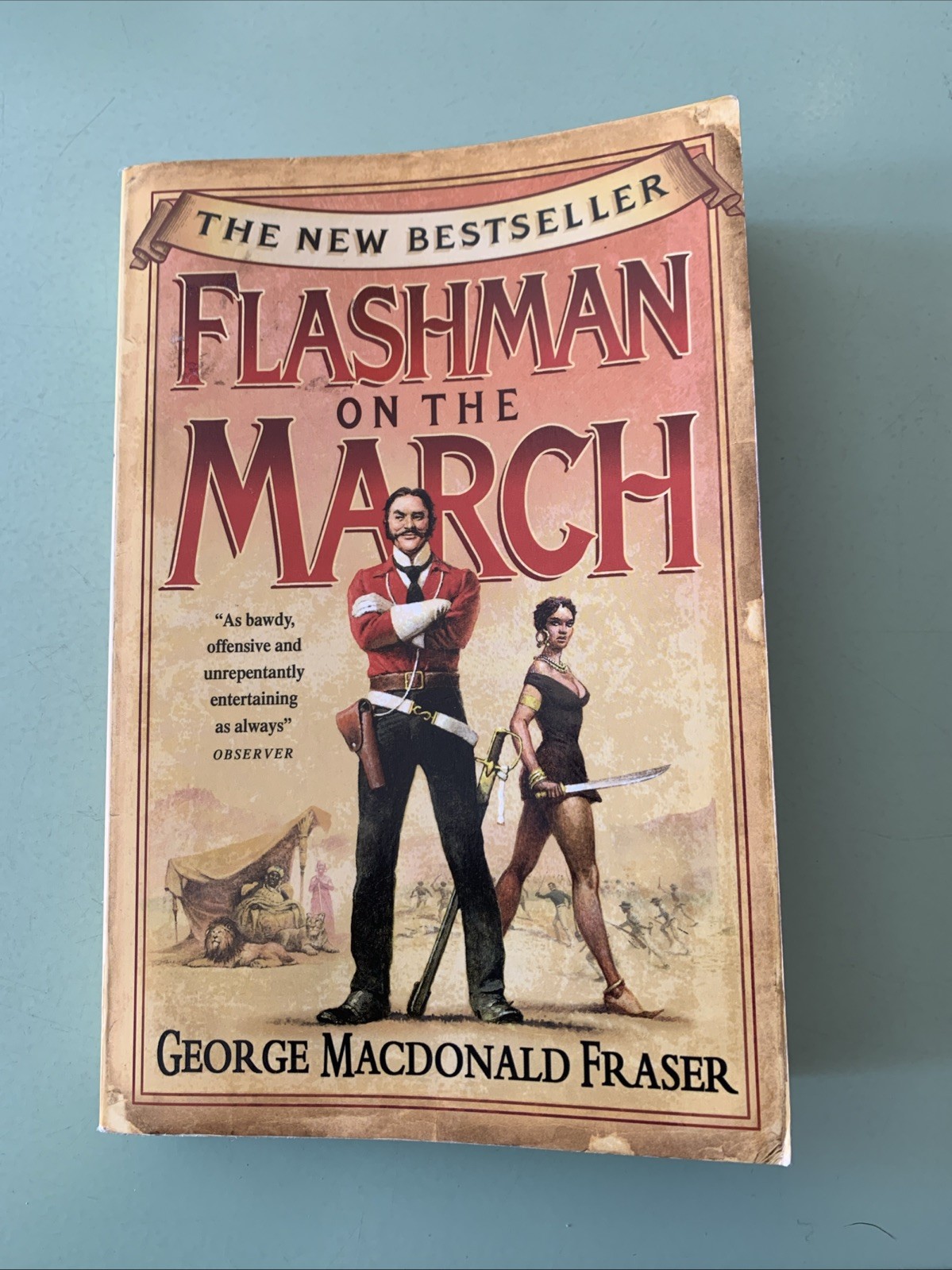 Flashman On The March - George Macdonald Fraser, 1st Ed HarperCollins 2005, PB