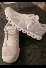Womens OnCloud Beige Low Top Mesh Lace-Up Bre...
