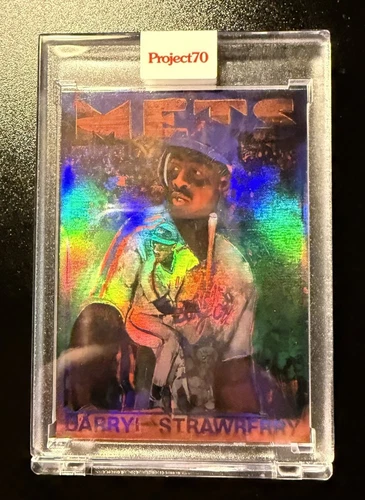 Topps Project 70 Card 805 Darryl Strawberry Andrew Thiele RAINBOW FOIL 67/70 LE