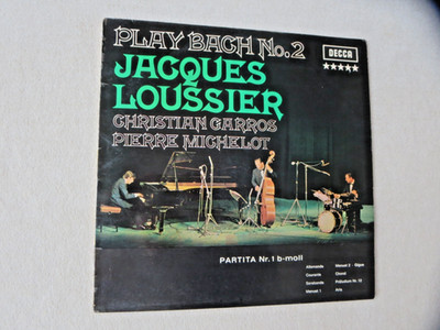Jacques Loussier - Play Bach No. 2   (Decca 1963)   vg+ / vg