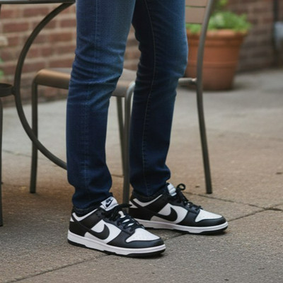 Nike Dunk Low Retro by you ( Waiel ) Herren Sneaker Freizeitschuh Schwarz/Weiß