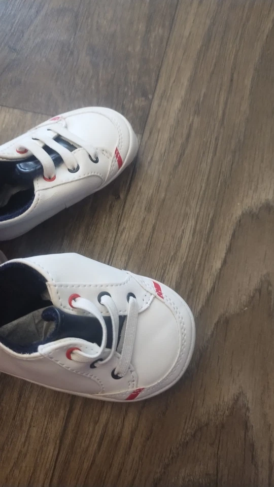 Little Me BOYS  Slip on shoes Infant size 2 (3-6m) NWT - Image 2 of 4