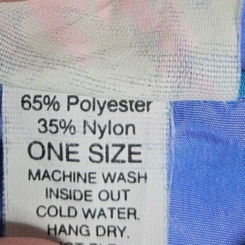 Vintage 90s North Carolina Surf Style One Piece Windbreaker Iridescent Pullover - Image 3 of 4