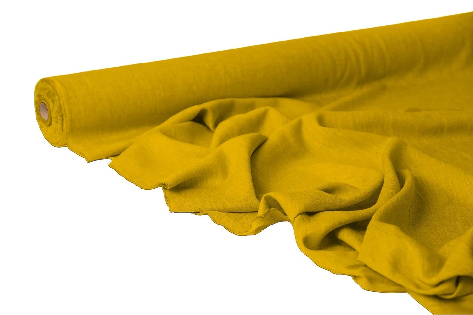 100% Pure Linen Fabric by the Yard/Meter – Medium Weight | 56” Wide - Image 3 of 4