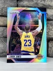 2024-25 Panini Prizm LeBron James #130 Silver Prizm Lakers Chalk Toss