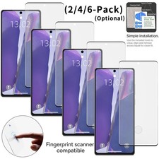 For Samsung Galaxy Note 20 5G Screen Protector Tempered Glass Fingerprint Unlock