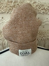 COAL Heathered Brown Beanie One Size - Preloved in excellent condition