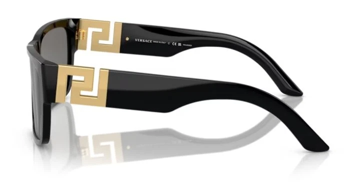 Gafas de sol Versace para hombre VE4296 GB1/81 negro/gris acetato polarizadas 59 mm Foto 2 de 4