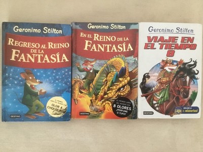 Geronimo Stilton   Set of 3 Books in Spanish   Children s Chapter Books