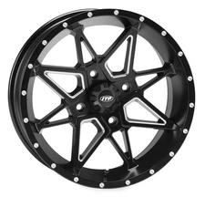Itp 1421951727B Tornado Wheel - 14x7 - 5+2 Offset - 4/137 - Matte Black