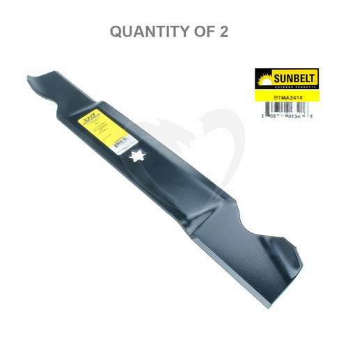 Sunbelt #B1MA2416 21-3/16 Replacement Mower Blade for MTD (2-Pack) B1MA2416M2
