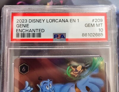 ⚔️DOUBLE SWORD ERROR⚔️ Genie On The Job PSA 10 Enchanted