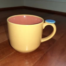 Vintage 80's Memphis Postmodern Lindt Stymeist Colorways Ceramic Mug Thumb Rest