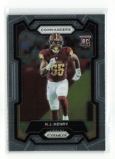 K.J. HENRY #400 2023 PANINI PRIZM COMMANDERS RC