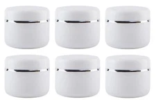 6 Pcs 8oz Plastic Cosmetic Jars with Liners and Lids Makeup Cosmetic Containers