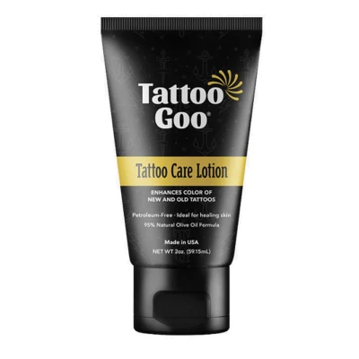 Tattoo Goo Aftercare Lotion - 2oz 60ml - Healing + Protection - Fastest Delivery