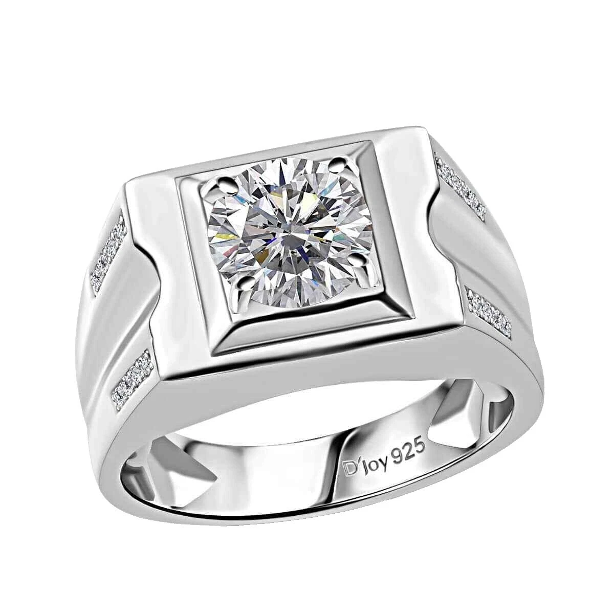 Moissanita Anillo de 13 Anillos para hombres