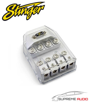 Stinger SHD821 MIDI ANL Sicherungshalter 0/4 Gauge in bis 4/8 Gauge Out mit 60A Sicherungen