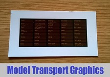 Anglian Digital Destination Display Decals for Bachmann Class 170 Turbostar DMU