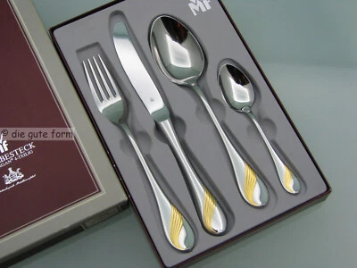 WMF Cromargan - - - CHARME - Besteck-Set 4 tlg Garnitur - - - Neuwertig - Bild 1 von 3