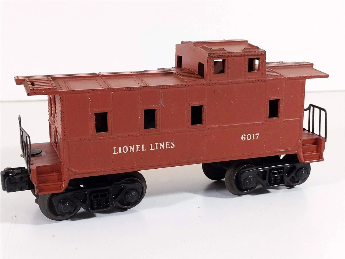 Lionel Postwar 6017 Lionel Lines SP Type Caboose Light Tuscan O