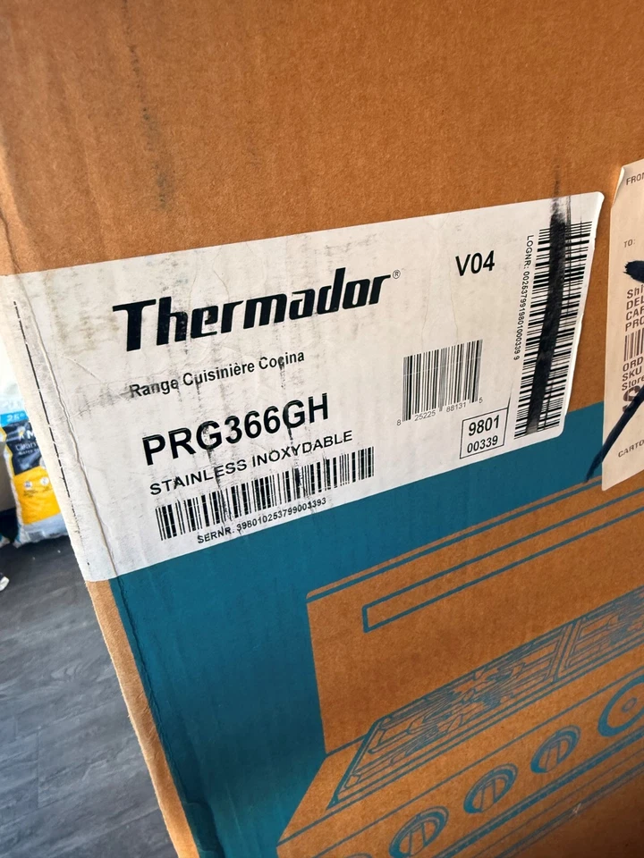 Thermador PRG366GH- 36 pulgadas Profesional Pro-Harmony Todo Gas Horno 6 Quemadores Foto 2 de 2