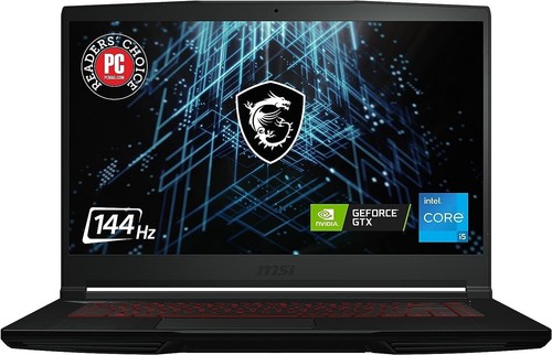 MSI GF63 Thin 15.6'' (512GB SSD Intel Core i5-11400H 2.7GHz 16GB RAM) Gaming Laptop - Black