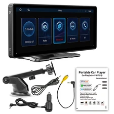 10.26" Portable Multimedia Car Stereo Wireless Android/Apple Carplay Auto Radio